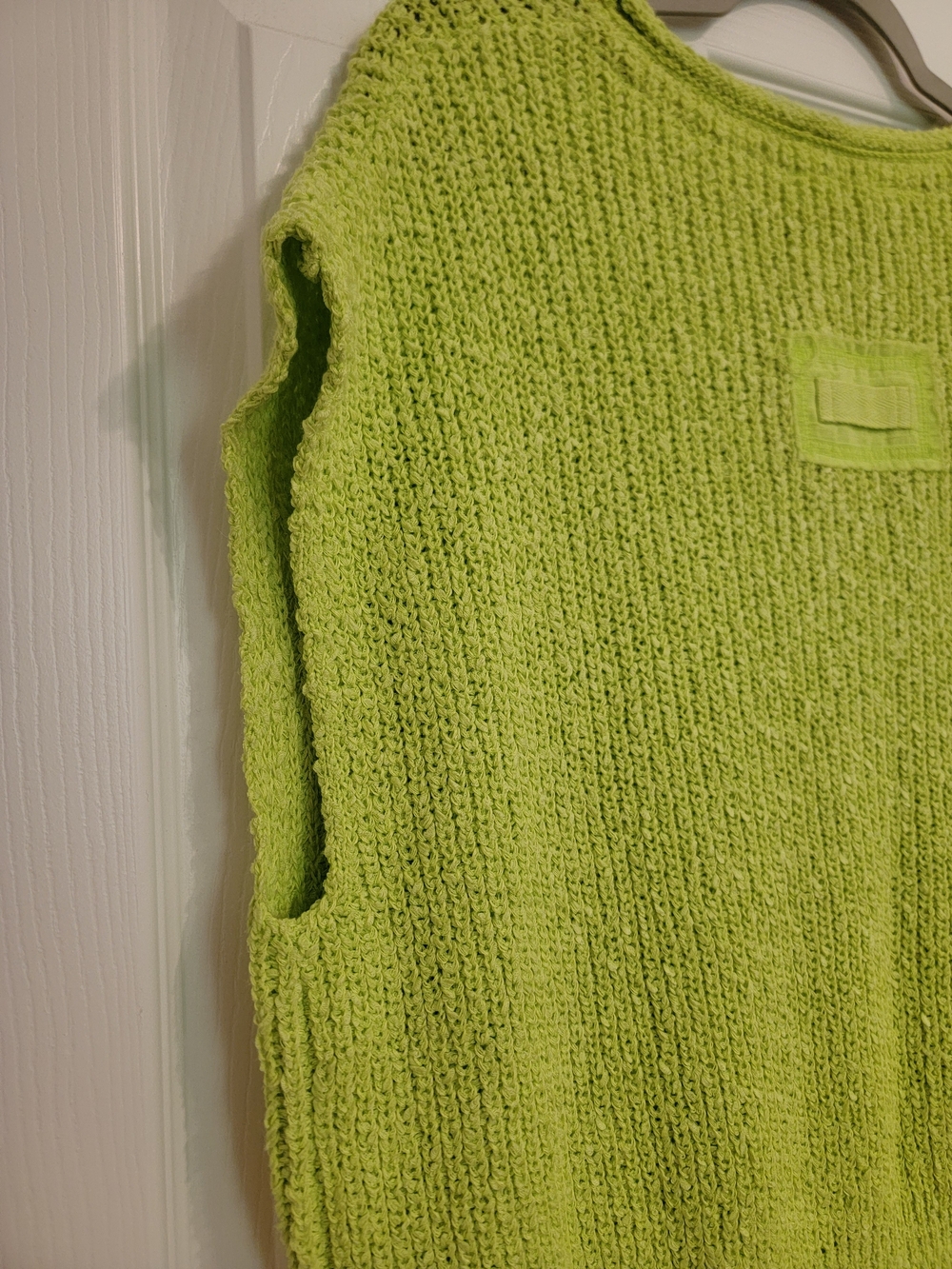 ILLA ILLA Bright Lime Knit Sleeveless Vest - Picture 5 of 5